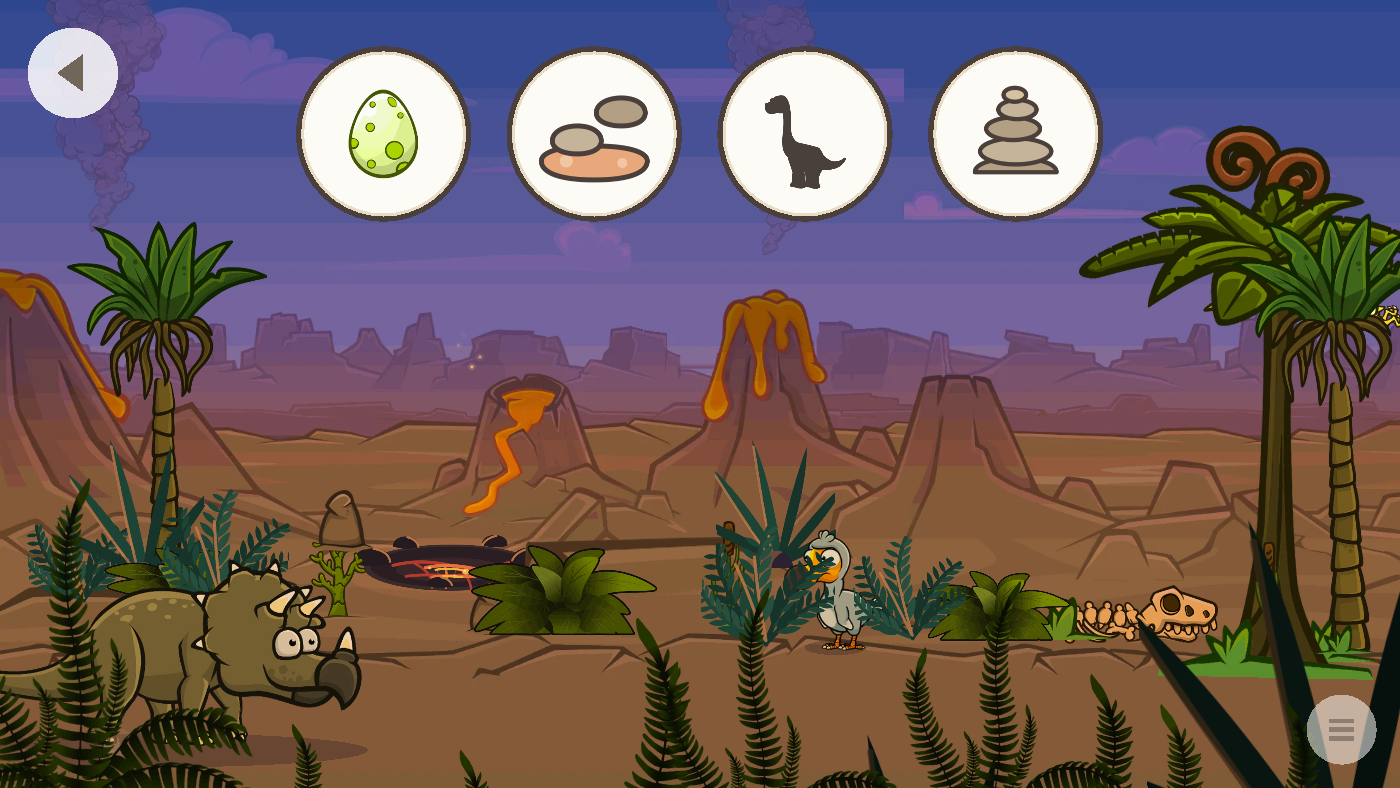 The dinosaur world
