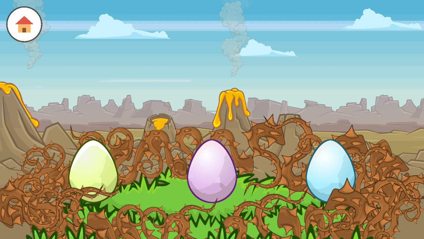Hatching dinosaur eggs