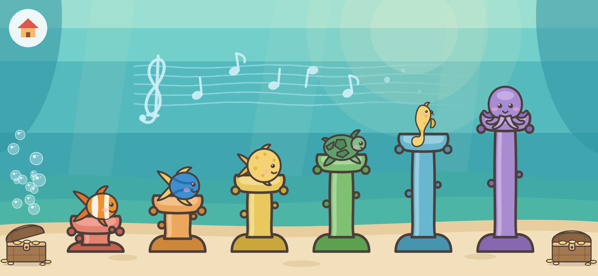 The underwater orchestra