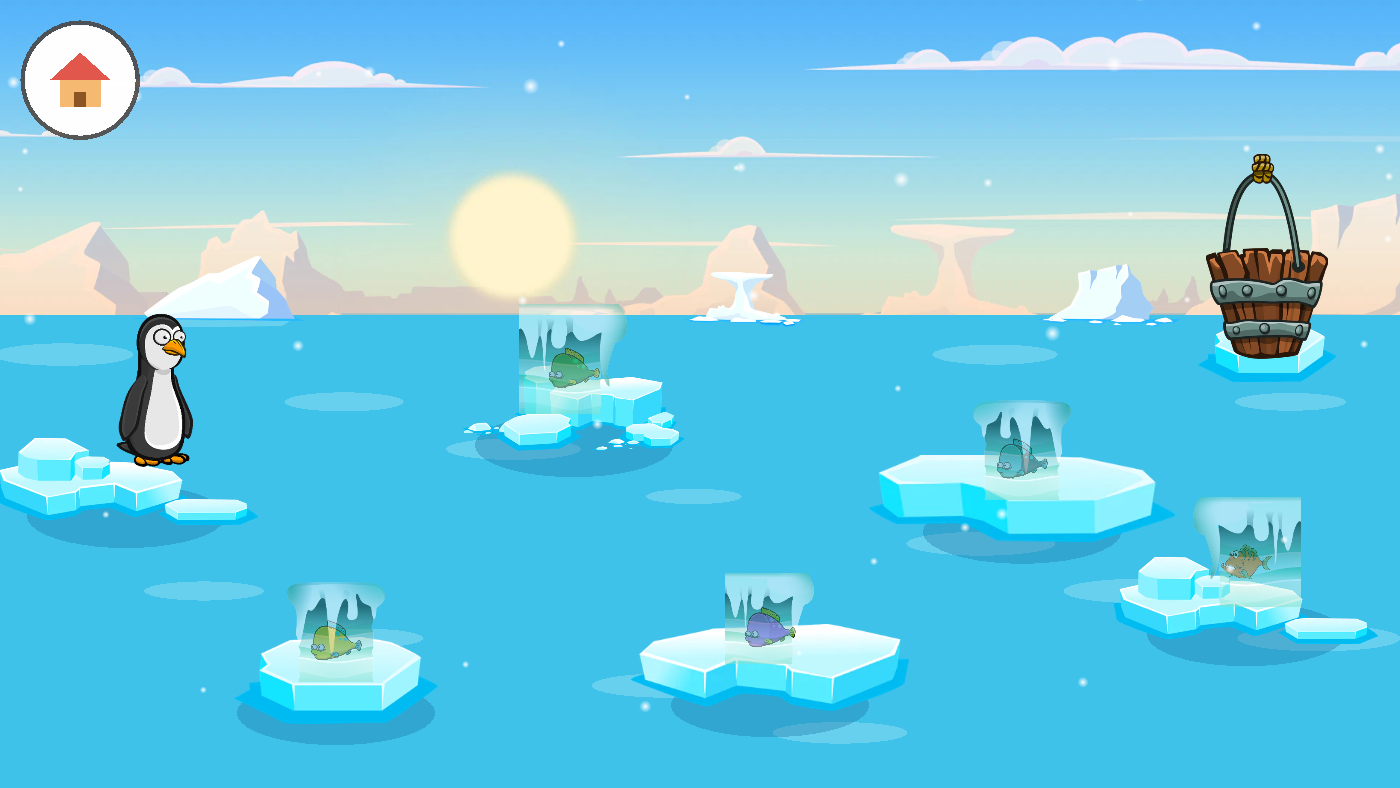Hopping from floe to floe